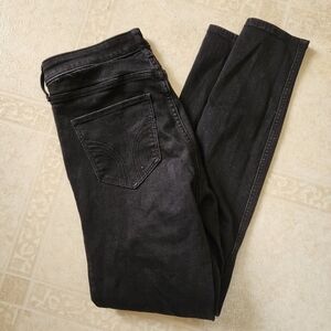 Hollister Black high rise super skinny soft stretch jeans size 9L W29 L 30